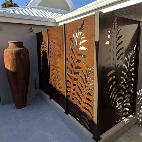 metal screen box|Steel Outdoor Privacy Screens .